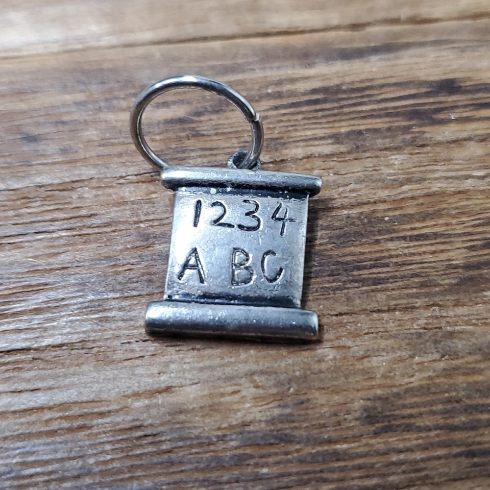 Abc teacher school charm pendant‎ P203